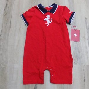 Authentic Ferrari Scuderia Infant One-Piece 24 Months RARE